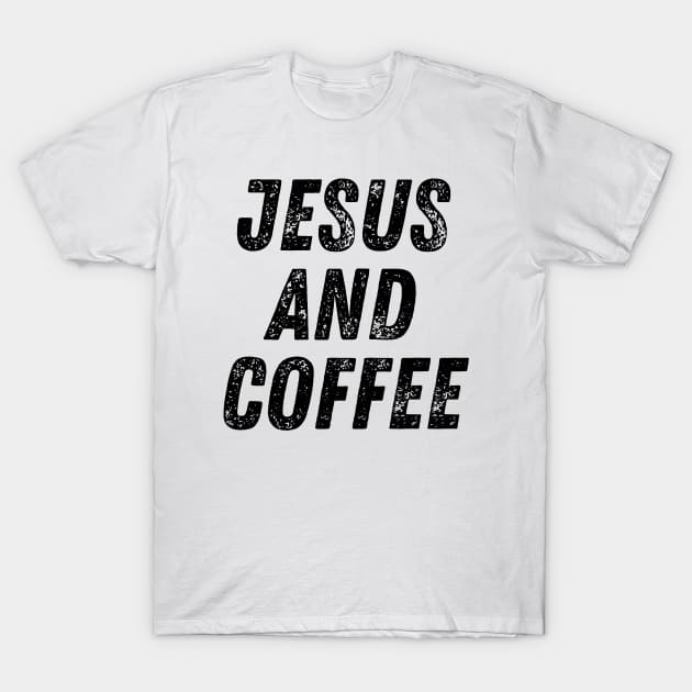 Jesus and Coffee T-Shirt by Art-Jiyuu